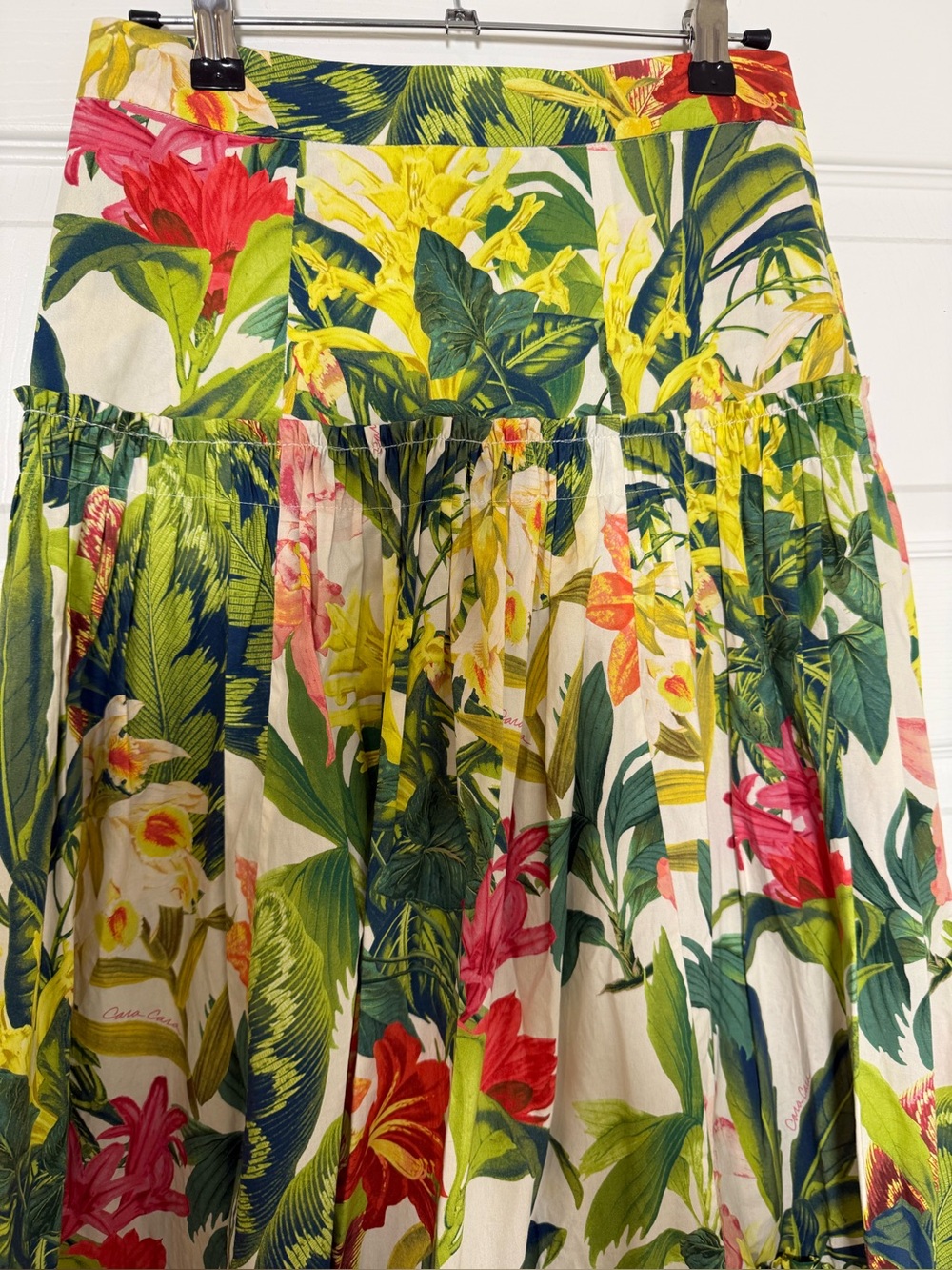 CARA CARA TROPICAL FLORAL MAXI DRESS LIKE NEW MARP $345 - Picture 3 of 7